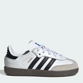 Детские кеды для мальчика Adidas Originals Samba Og El I IE3679 24 Ftwwht/Cblack/Gum5 (4067886699236)