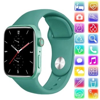 Smart Watch Series 7 Z36, 44mm Aluminium, беспроводная зарядка, mint
