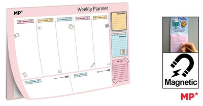 Planer tygodniowy magnetyczny Main Paper A4 PN123-11 (8435250907236)