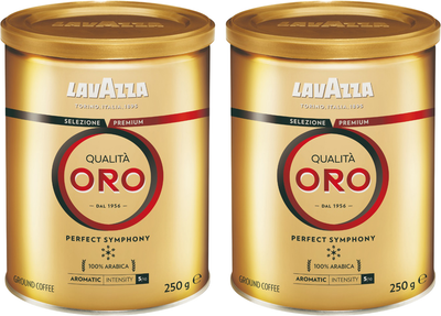 Кава мелена Lavazza Qualita Oro 2 x 250 г (8000070020580/2)