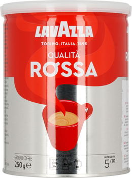 Кава мелена Lavazza Qualita Rossa в металевій банці 2 x 250 г (8000070035935/2)