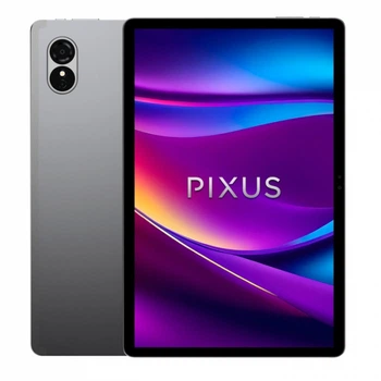 Планшет 10.95" Pixus Deon Grey, (1280x800) ips, Unisoc Tiger t606, ram 6Gb, rom 128Gb, MicroSD (max 1Tb), lte, Wi-Fi, bt, 2 Cam, 8000 mAh, Android 14