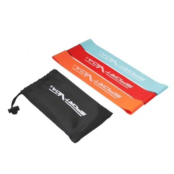Лента-эспандер для фитнеса и спорта SportVida Mini Power Band 3 шт 0-15 кг SV-HK0205-1 orig2400 (JDT-0845271)