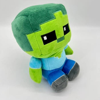 М'яка іграшка Майнкрафт Зомбі Міні (Zombie Baby) 25 см Minecraft (6293)