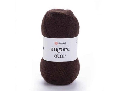Пряжа YarnArt Angora Star шоколадний 80% акрил 20% бавовна 500м 100г 5шт/уп 116