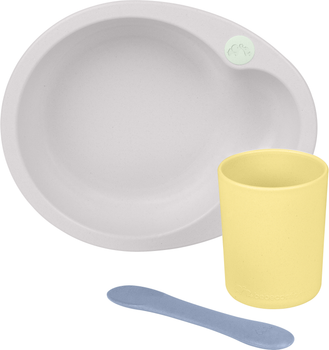 Набір дитячого посуду Bebe Confort Eco Yellow/blue з 5 предметів (3105201270)