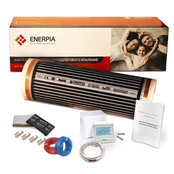 Инфракрасная пленка Enerpia 8 м2 комплект с программируемым терморегулятором