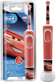 Szczoteczka elektryczna do zębów Oral-b Braun Vitality Kids D100 Cars (4210201374558)