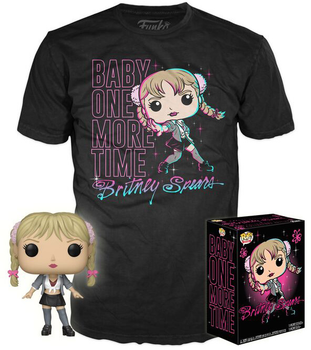 Zestaw prezentowy Funko Pop! & Tee Britney Spears One More Time Exclusive Figurka 9 cm + Koszulka Rozmiar M (889698371155)