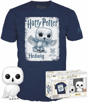 Zestaw prezentowy Funko Pop! & Tee Harry Potter Hedwig Figurka 9 cm + Koszulka Rozmiar L (889698636094)