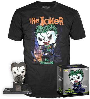 Подарунковий набір Funko Pop! & Tee DC Comics Jim Lee Joker Фігурка 9 см + Футболка Розмір S (889698381703)