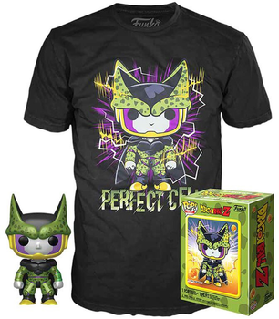 Подарунковий набір Funko Pop! & Tee Dragon Ball Z Perfect Cell Exclusive Фігурка 9 см + Футболка Розмір S (889698435246)