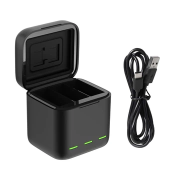 Зарядное устройство TELESIN для 3-х аккумуляторов GoPro HERO13 Black (без АКБ) (S0-BCG-10-TGP)