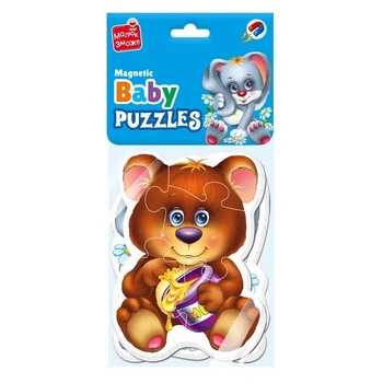 Беби пазлы магнитные для малышей Vladi Toys (3208-17)
