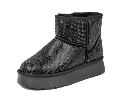 Угги Fashion 3033 чорні (36-40) Чёрный 39