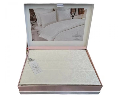 Постельное белье Maison D'or Pearl ecru жаккард бамбук евро