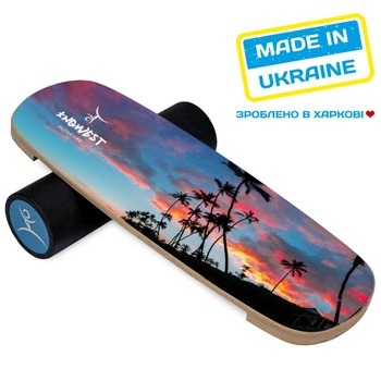 Балансборд Palm (Balance Board Training System) с прорезиненным роллером (38182343 bb-compact-palm)