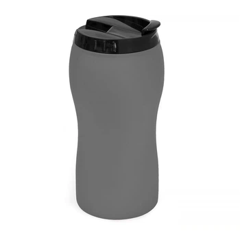 Термокружка с крышкой Discover 2510-10 Frost из нержавеющей стали с двойными стенками 380 мл Серый (127-80-2510-10)