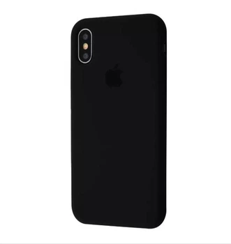 Чехол Premium Silicone Case Full для iPhone Xs Max black