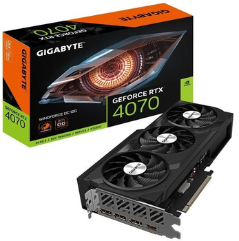Відеокарта GF RTX 4070 Ti Super 16 GB GDDR6X Windforce MAX OC Gigabyte (GV-N407TSWF3MAX OC-16GD) Black