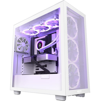 Корпус NZXT H7 Flow White (CM-H71FW-01) E-ATX/ATX/MicroATX/Mini-ITX