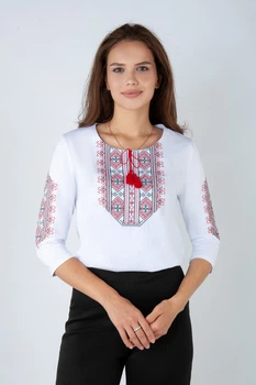 Вышиванка женская АвексТекс 09-3389-83В 44 белый