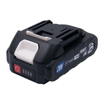 Батарея PROFI-TEC PT2520MP 20V 10C 2.5Aг, MAX Power с индикатором (высокотоковая батарея с элементами 10С, усиленная плата, элементы и контактная группа)