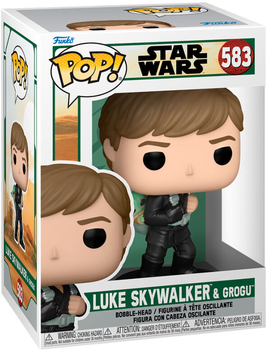 Figurka Funko Pop! Star Wars The Book of Boba Fett Luke Skywalker and Grogu 9 cm (889698686525)