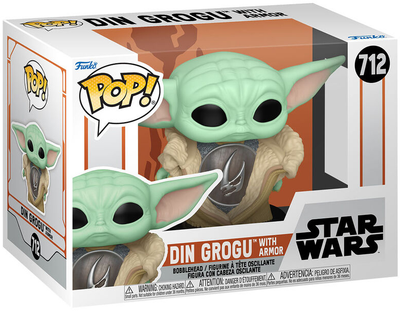 Figurka Funko Pop! Star Wars The Mandalorian Din Grogu z Zbroją 9 cm (889698800044)