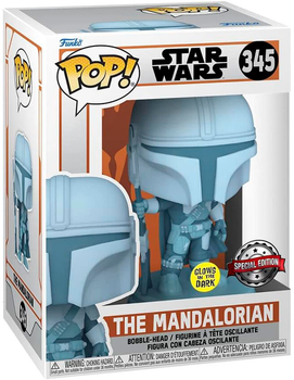 Figurka Funko Pop! Star Wars The Mandalorian świecące w ciemności Exclusive 9 cm (889698606547)