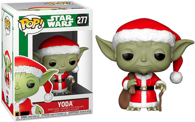 Фігурка Funko Pop! Star Wars Holiday Santa Yoda 8 см (889698338851)