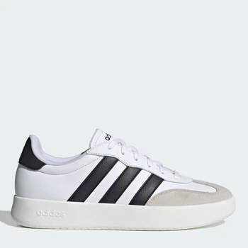 Чоловічі кеди низькі Adidas Barreda JI2306 44 (9.5UK) 28 см Ftwwht/Cblack/Greone (4067904284161)