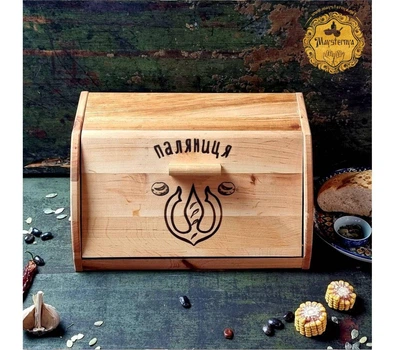 Хлібниця-дошка для нарізки хліба Паляниця 37*24*19см 8920P