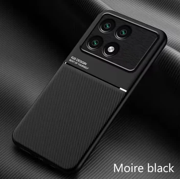 Силиконовый чехол IQS Design для Xiaomi Poco X6 Pro 5G Черный