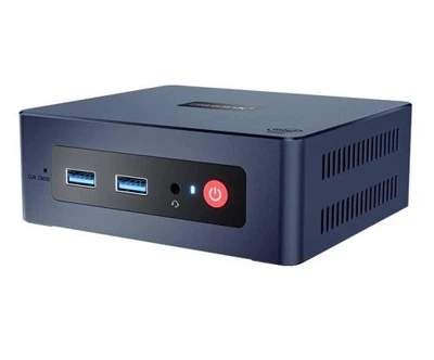 Неттоп Beelink MINI S, Black, Celeron N5095 (4x2.0-2.9 GHz), 8Gb DDR4 2933 MHz SO-DIMM, 256Gb SSD M.2, 1x2.5' SATA, UHD Graphics, WiFi 5, Bluetooth 4.2, GLan, 4xUSB 3.2, 2xHDMI, Windows 11 Pro, кріплення VESA у комплекті (BLMSN50908256BK_W6)