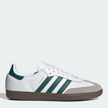 Чоловічі кеди низькі Adidas Samba Og JH8797 46.5 (11.5UK) 30 см Ftwwht/Cgreen/Cgrani (4067904541646)
