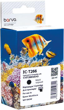 Картридж Barva совместимый с Epson 266 (C13T26614010) 250 арк Black (IC-T266)