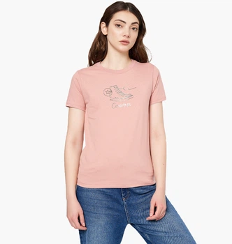 Футболка Converse Seasonal Sneaker Inspo Ss Tee Peach 10024537-296 S