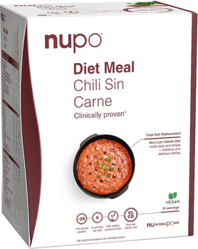 Страва Nupo Diet Meal Chili Sin Carne 10 порцій (5715667921005)