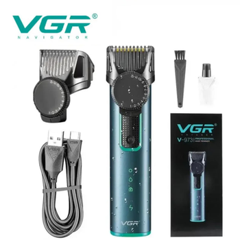 Машинка для стрижки VGR V-973 с аккумулятором.
