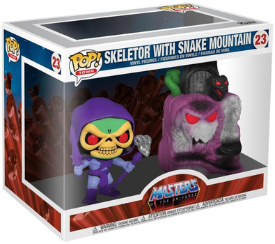 Zestaw figurek Funko Pop! Town Masters Of The Universe Skeletor With Snake Mountain 2 szt (889698514699)