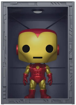 Фігурка Funko Pop! Deluxe Marvel Hall of Armor Iron Man Model 4 Bobble-Head 10 см (889698627818)