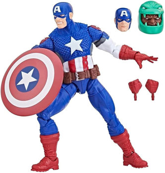 Фігурка з аксесуарами Hasbro Fans Marvel Legends Ultimate Captain America Build-A-Figure Puff Adder 15 см (5010994181185)