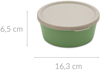 Pojemnik na żywność Koziol Connect Bowl hermetyczny nature leaf green 890 ml (4002942564547)