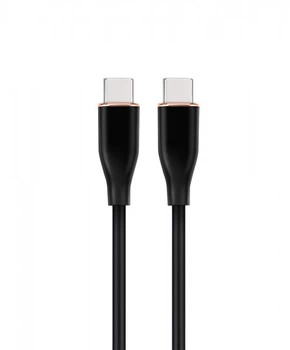 Кабель Cablexpert CC-USB2S-CMCM-1.5M-BK, преміум якість USB 2.0 C-тато\С-тото,1.5 м.