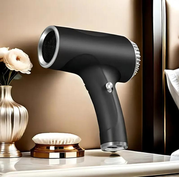 Портативный фен для волос 500 Вт Portable Hair Dryer с USB зарядкой BDF-1-B