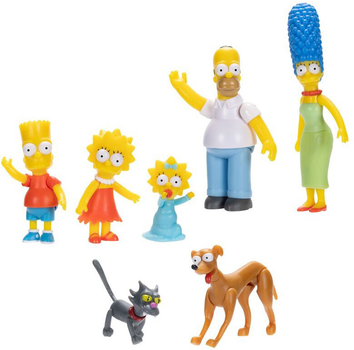 Zestaw figurek Jakks Pacific The Simpsons Family 7 szt (0192995175396)