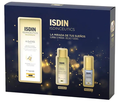 Набір Isdin Isdinceutics K-Ox Eyes Cream 15 мл + Mini Essential Cleansing 27 мл + Mini Hyaluronic Concentrate 5 мл (8429420301061)