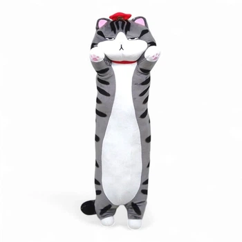 Мягкая игрушка Кот, длина 107 см. Grey (153095)