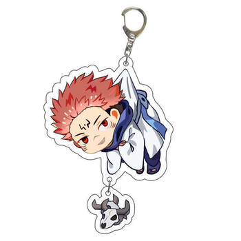 Брелок акриловий Магічна битва Сукуна Jujutsu Kaisen Sukuna Ryoumen 5 см (5B0C92B0392B)